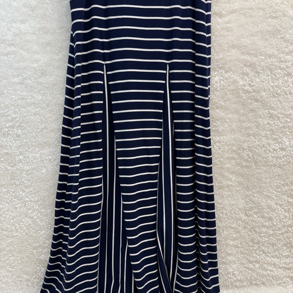 Navy and White Striped Women's Skirt Lauren Ralph Lauren